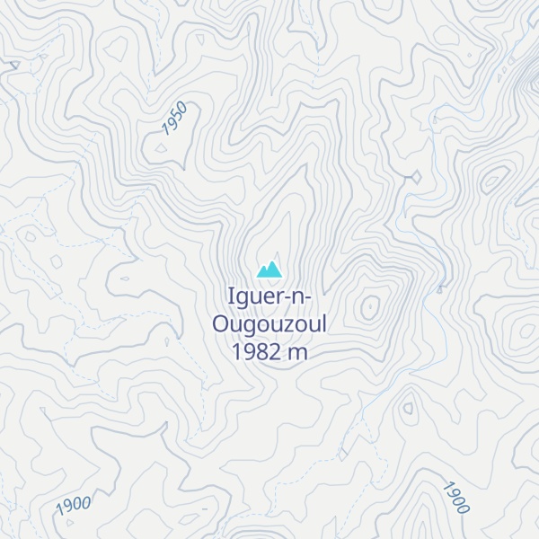 Map of Iguer-n-Ougouzoul