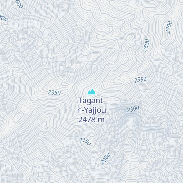 Map of Tagant-n-Yajjou