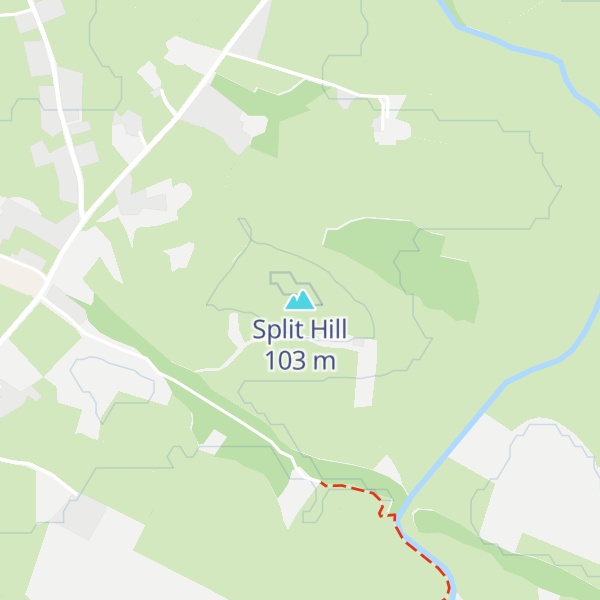 Map of Split Hill
