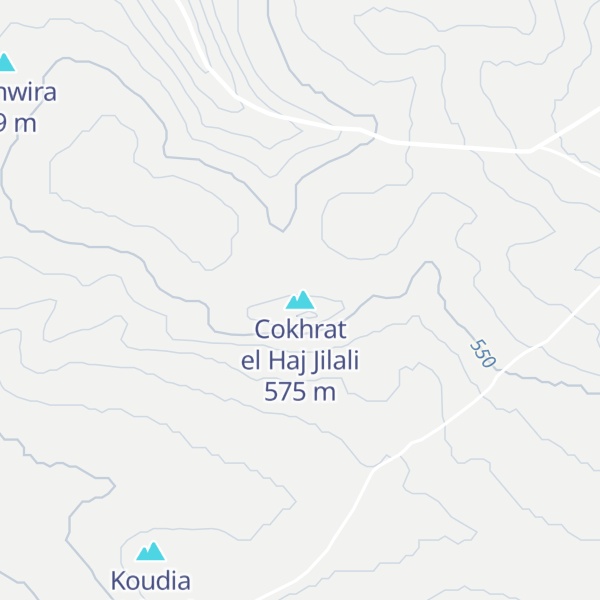 Map of Cokhrat el Haj Jilali