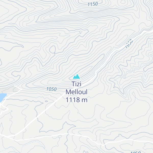 Map of Tizi Melloul