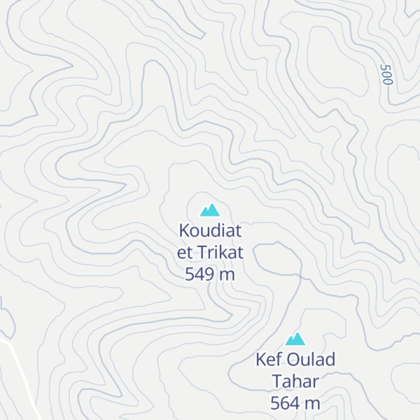 Map of Koudiat et Trikat