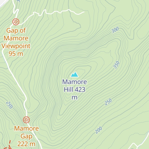 Map of Mamore Hill
