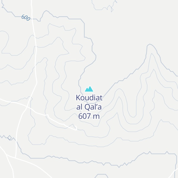 Map of Koudiat al Qal’a