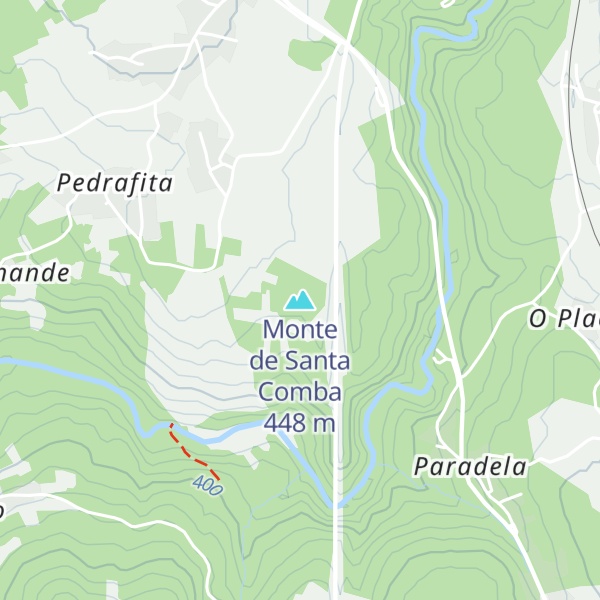 Map of Monte de Santa Comba