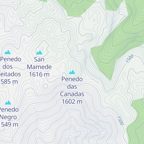 Map of Penedo das Canadas