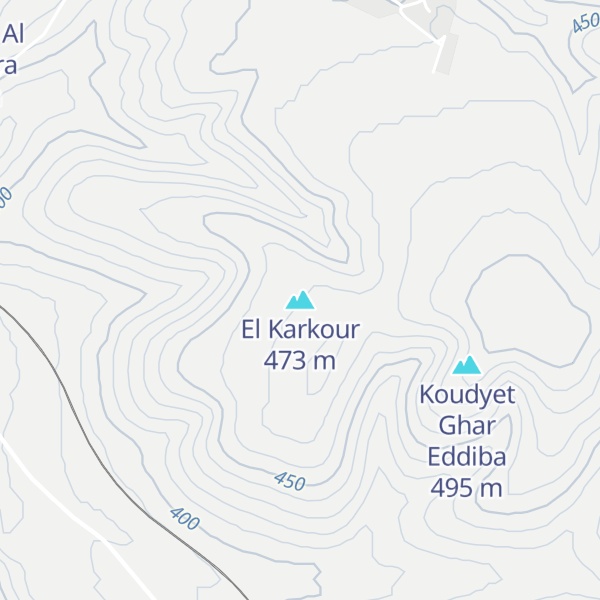Map of El Karkour