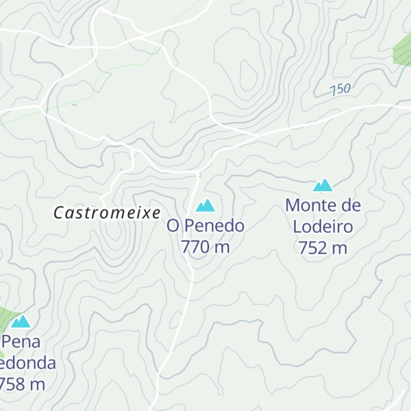 Map of O Penedo