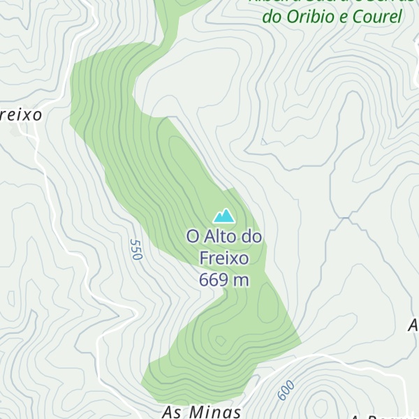 Map of Serra do Freixo