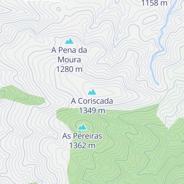 Map of A Coriscada