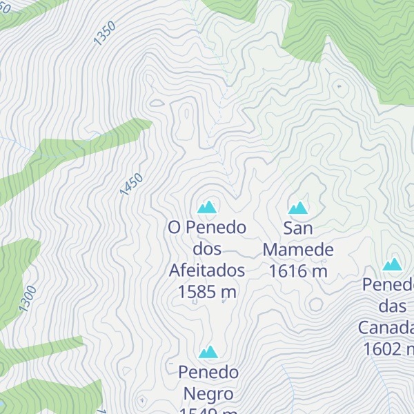 Map of O Penedo dos Afeitados