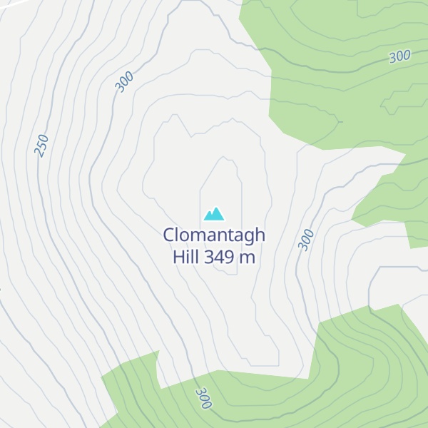 Map of Clomantagh Hill