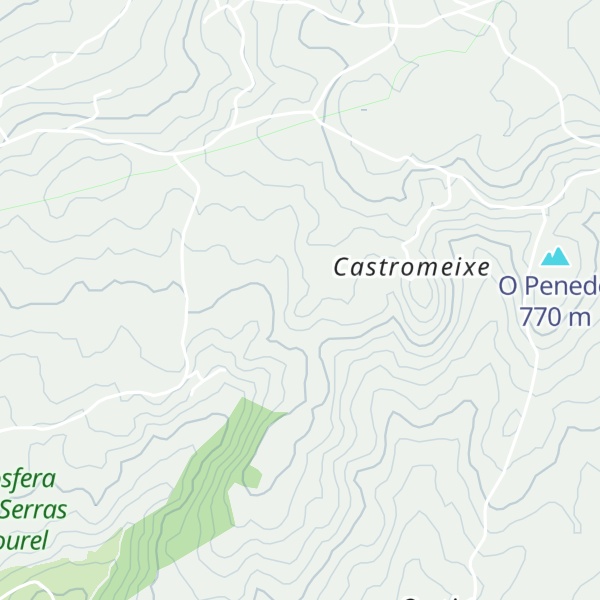 Map of Pena Sarnosa