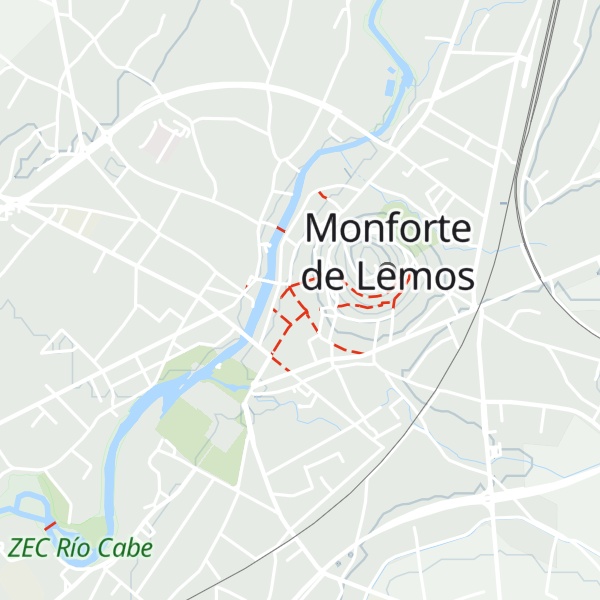 Map of Oficina de Información Turística de Monforte de Lemos
