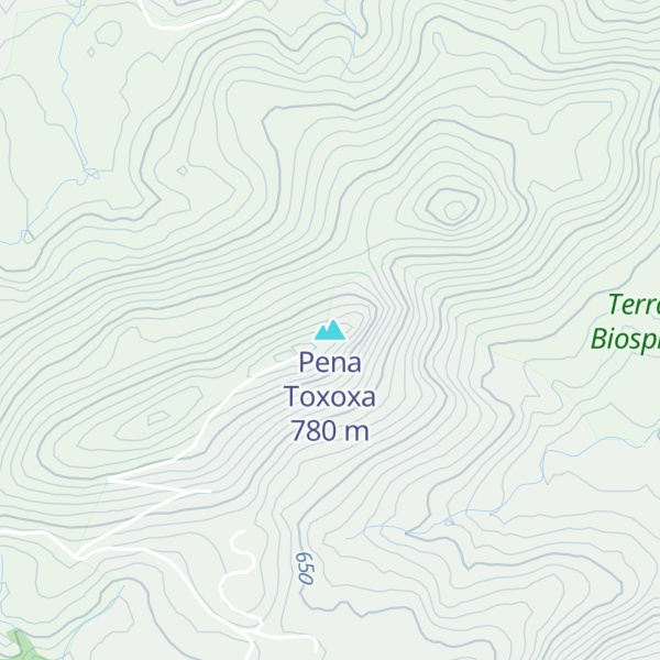 Map of Pena Toxoxa