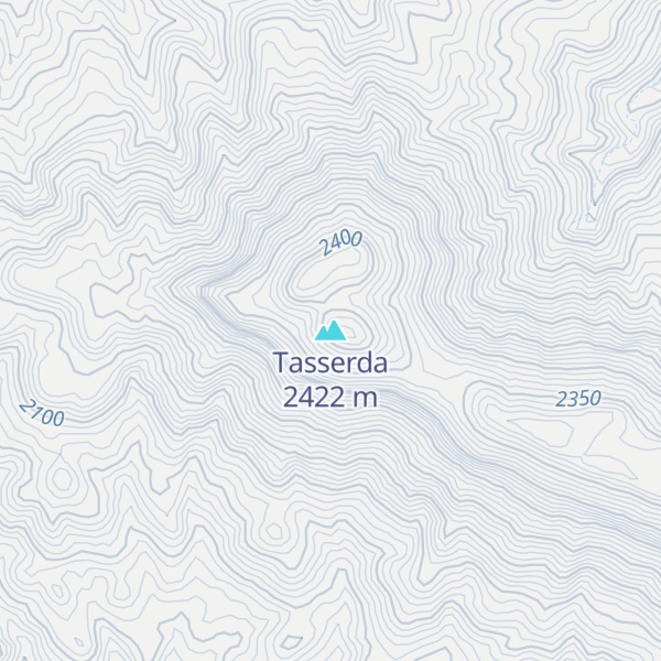 Map of Tasserda