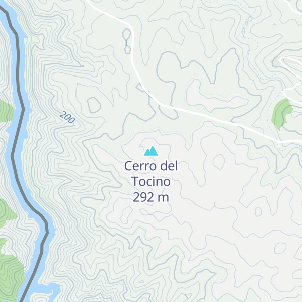 Map of Cerro del Tocino