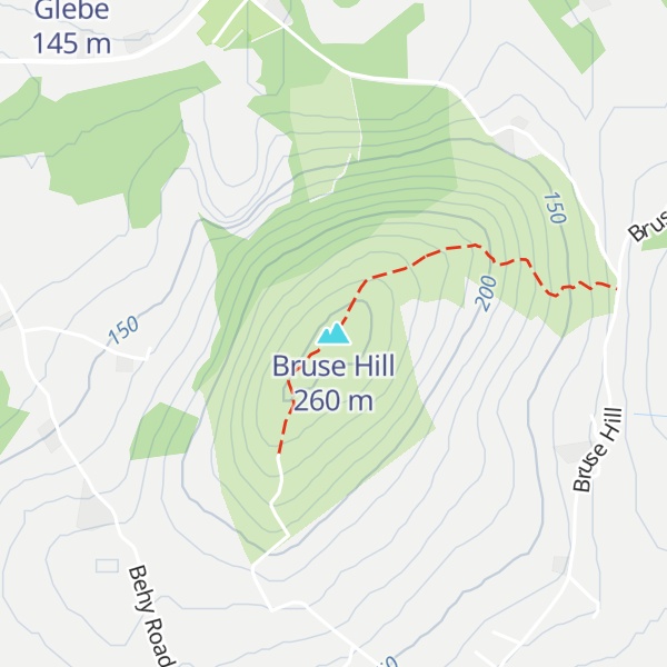Map of Bruse Hill