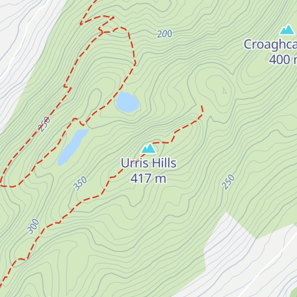 Map of Urris Hills