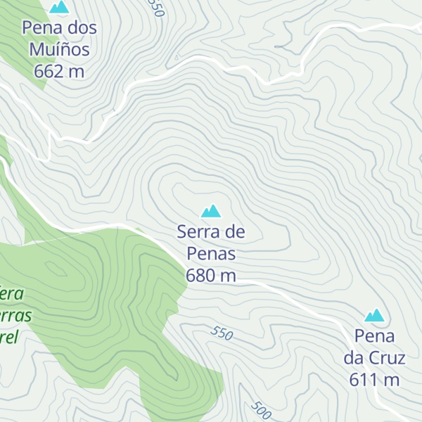 Map of Serra de Penas