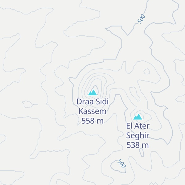 Map of Draa Sidi Kassem