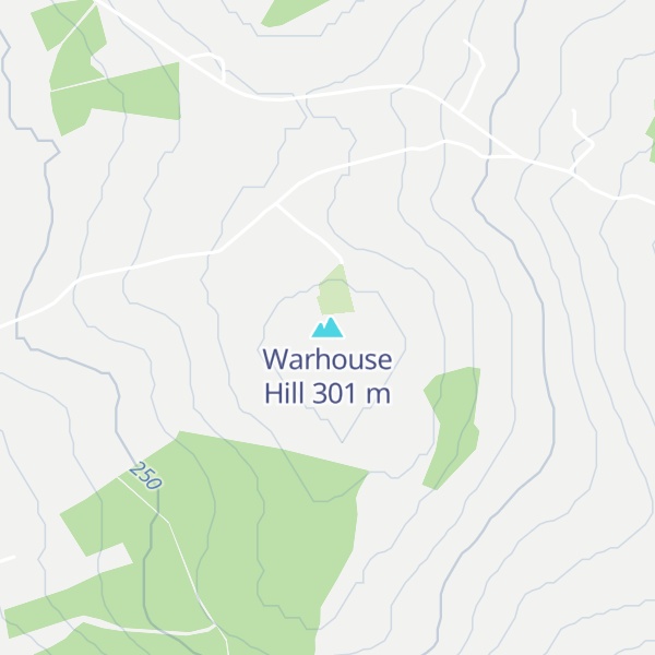 Map of Warhouse Hill