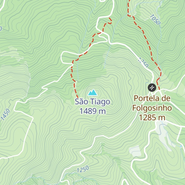 Map of São Tiago