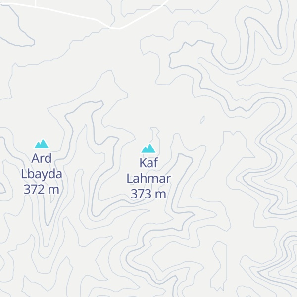Map of Kaf Lahmar