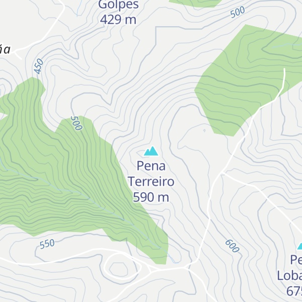 Map of Pena Terreiro