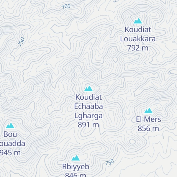 Map of Koudiat Echaaba Lgharga