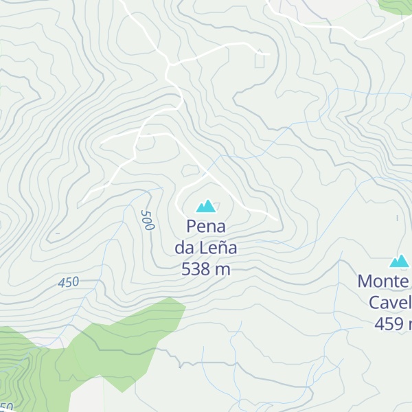 Map of Pena da Leña