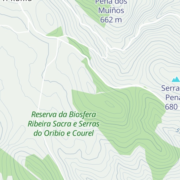 Map of Pena da Choia