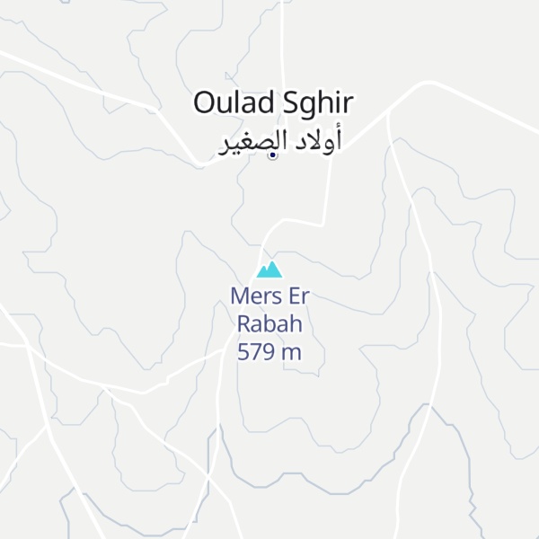 Map of Mers Er Rabah