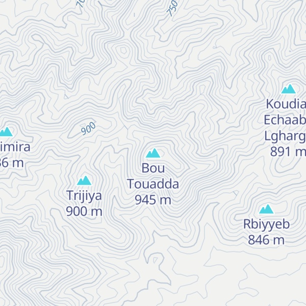 Map of Bou Touadda