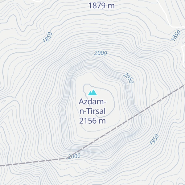 Map of Azdam-n-Tirsal