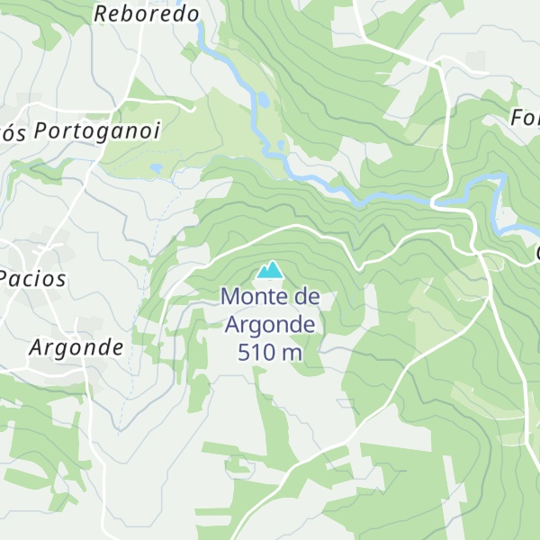 Map of Monte de Argonde