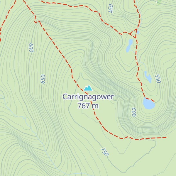 Map of Carrignagower