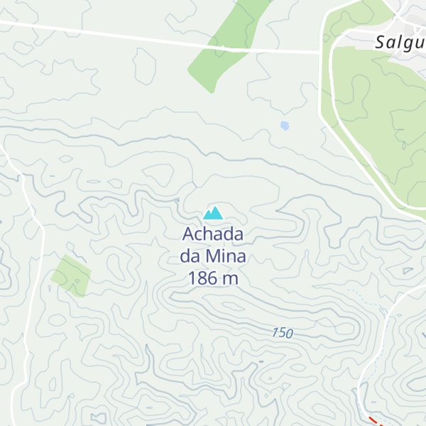 Map of Achada da Mina
