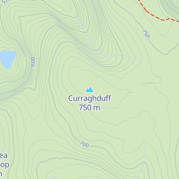 Map of Curraghduff