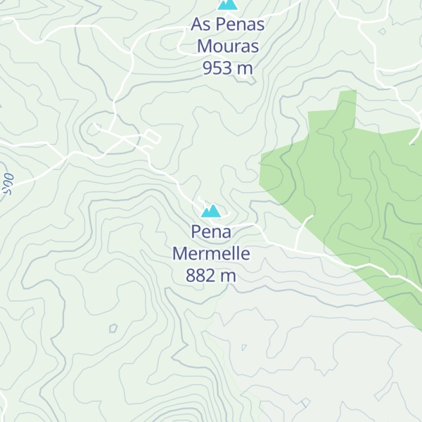 Map of Pena Mermelle