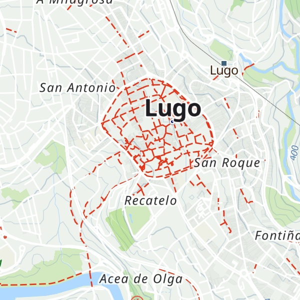 Map of Oficina de Turismo e Centro de Interpretación da Muralla