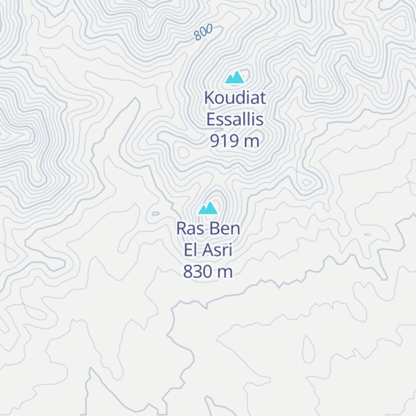 Map of Ras Ben El Asri
