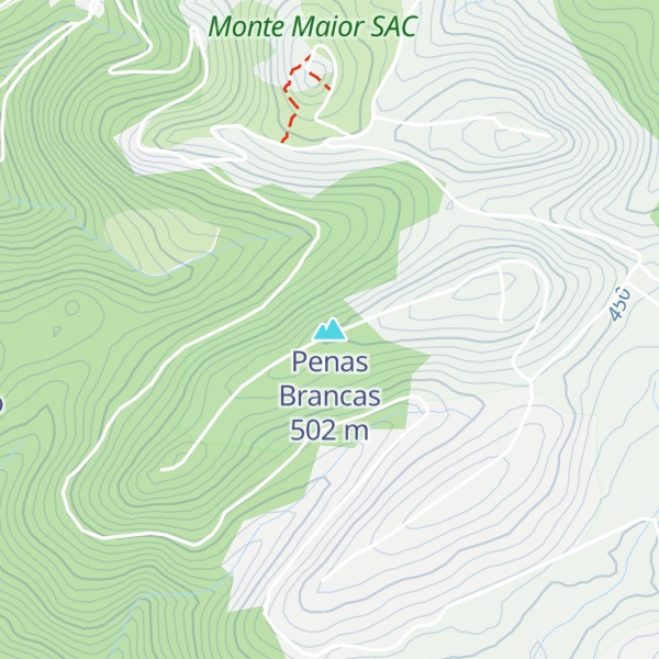 Map of Penas Brancas