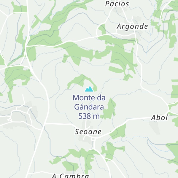 Map of Monte da Gándara