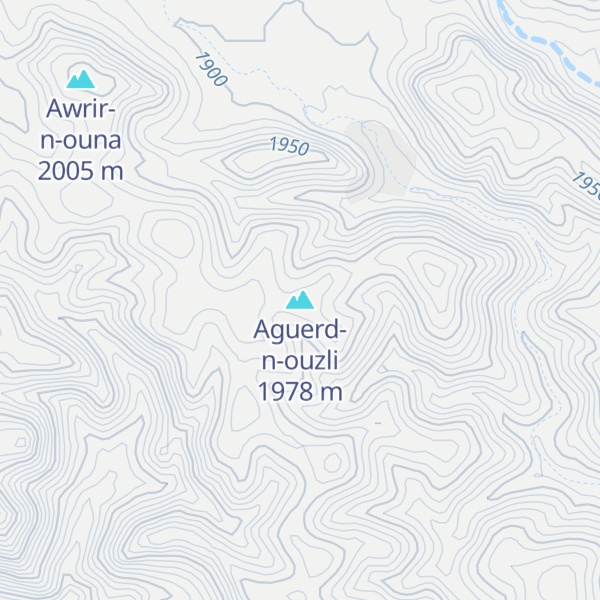 Map of Aguerd-n-ouzli