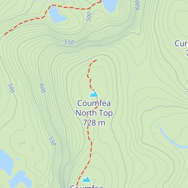 Map of Coumfea North Top