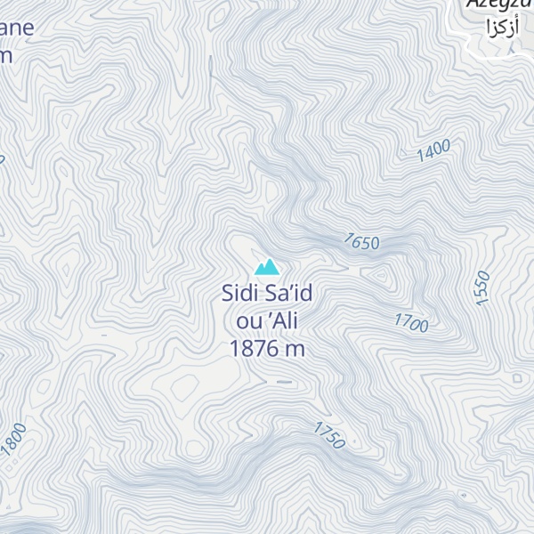 Map of Sidi Sa’id ou ’Ali