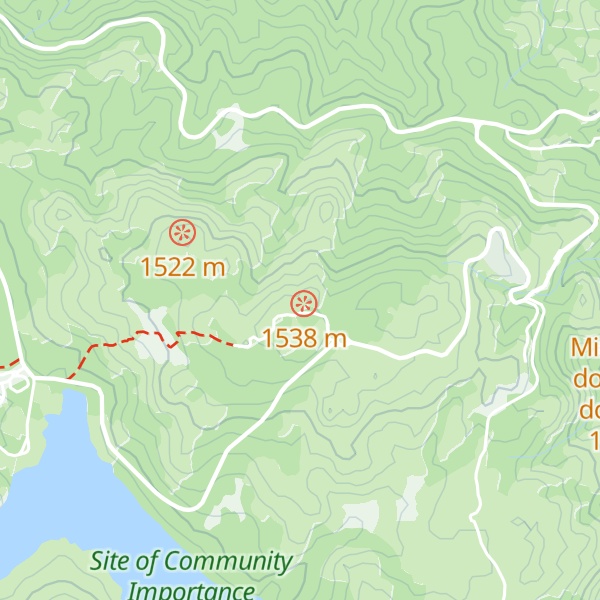 Map of Corgo das Mós