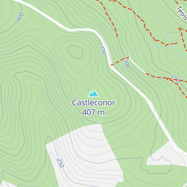 Map of Castleconor