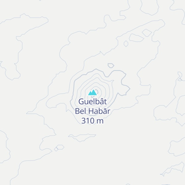 Map of Guelbât Bel Habār